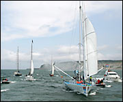 Sir Robin sails into Bilbao