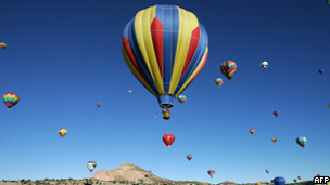 hot air balloons