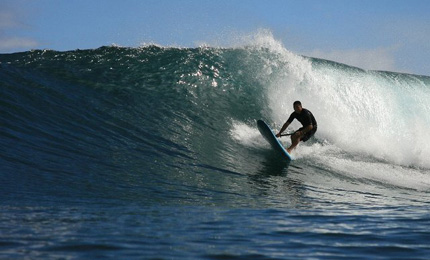 Perfect position, perfect line. Blane keeps em coming from perfect Hawaii