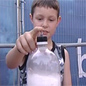 Releasing the pressure in a pumped-up bottle