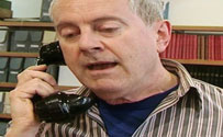 Gyles on the telephone