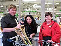 Paul and Gail with Janet from ASDA