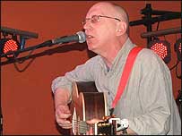 Pete Harris sings the blues