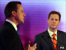 David Cameron and Nick Clegg