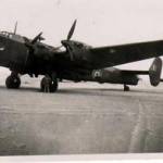 Our first view of a Handly Page ‘Halifax’ early 1944 used for supply dropping in the Middle East.