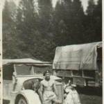 Me and one of our captured German trucks at Ferndorf