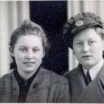 Ellen Andrews (nee Preston) and her sister Catherine - 1940