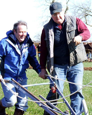 Landward presenter Euan McIlwraith gets to grips with plough