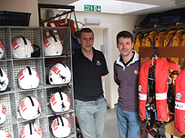 Lee Firman and Steve Saint