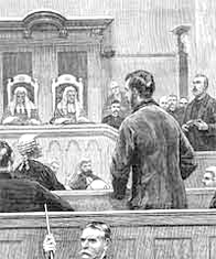 illustration from the trial of Roderick Maclean at Reading