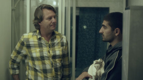 Still taken from Magnus Mork's Iris Prize winning film, The Samaritan