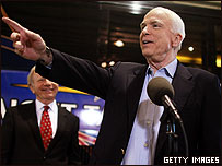 O pré-candidato republicano John McCain