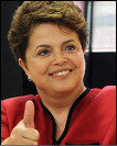 A petista derrotou o candidato do PSDB, José Serra, no segundo turno. Ela será a primeira mulher a assumir o Planalto.