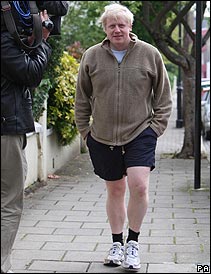 Boris Johnson goes for a run while awaiting the results of the London Mayoral election
