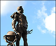 Statue of Sir Francis Drake
