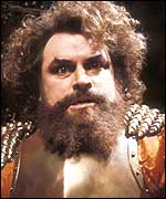 Brian Blessed as Richard IV in Blackadder