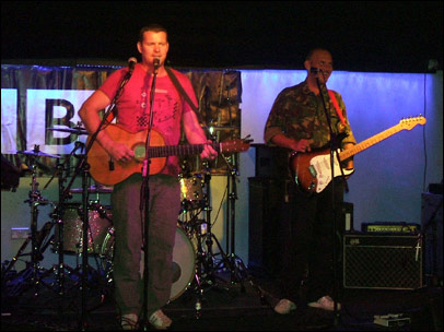 Nigel Clark on the Friday Session Introducing stage at the launch party of the Worcester Music Festival 2009.