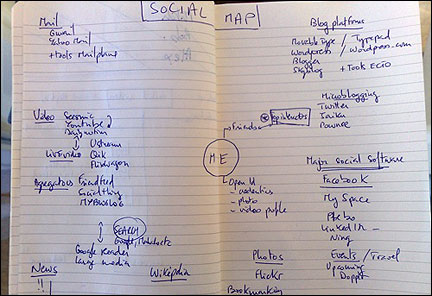 Loic Le Meur's digital map