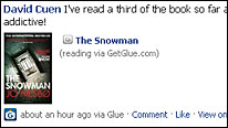 Post de GetGlue en Facebook