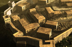 Computer-simulated City of Troy
