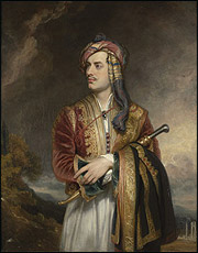 George Gordon Noel Byron, 6th Baron (1788-1824) poet. © Crown copyright: UK Government Art Collection