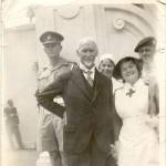 John Slack on the far right with General Smutts of South Africa