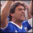 Marco Leonardi, caracterizado como Maradona