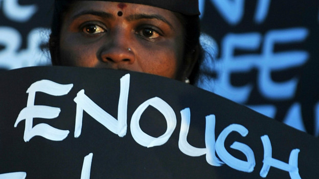 دلی میں جنسی زیادتی کے خلاف مظاہرہ