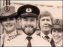 Captain Lloyd and staff