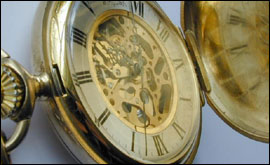 Pocket Watch - Gregory is a clock mender