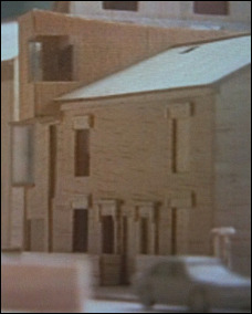 Architects model of zero carbon house