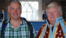 Derek meets the current Portreeve of Laugharne