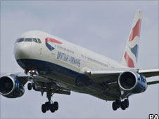 British Airways plane