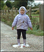 Children on the walk day