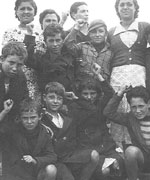 A group of the Basque children