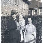 George with son Michael and wife Kathleen Barkes