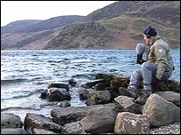 Roger recording at Ennerdale