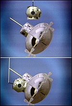 Grafika ruské televize ilustrující potítě při záchraně