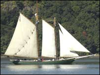 a sailing boat