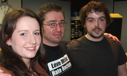 Stephen with JP McCorley and Patricia Moran from Red Sirus.