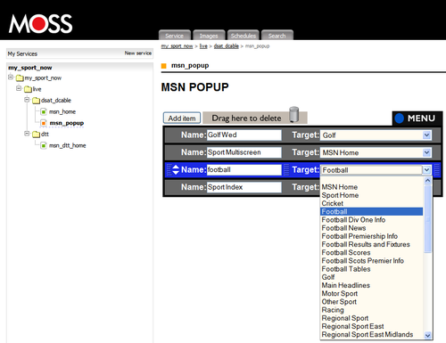 Sport Multiscreen production system