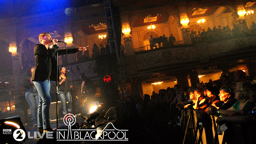 Will Young performing at Radio 2 Live In Blackpool
