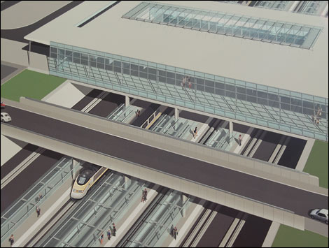 Ebbsfleet International Station - artist's view