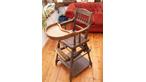 Edwardian metamorphic child's highchair