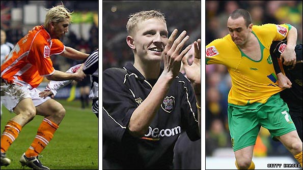 Shaun Barker (left), Dean Moxey (centre) and Lee Croft