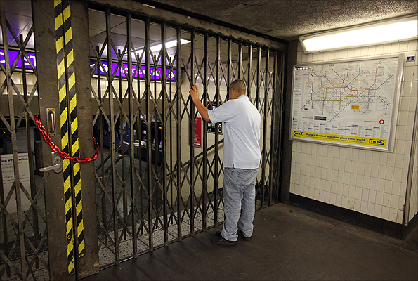 Tube Strike lock-out 