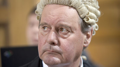 John Fortune as Geoffrey Strayhorn QC in Love Soup