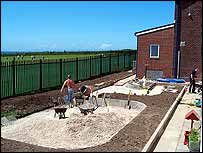 The garden on 13 June 2003