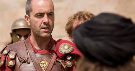 Pilate is confronted by Caiaphas