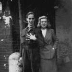 Mr Westcar and companion during the war.